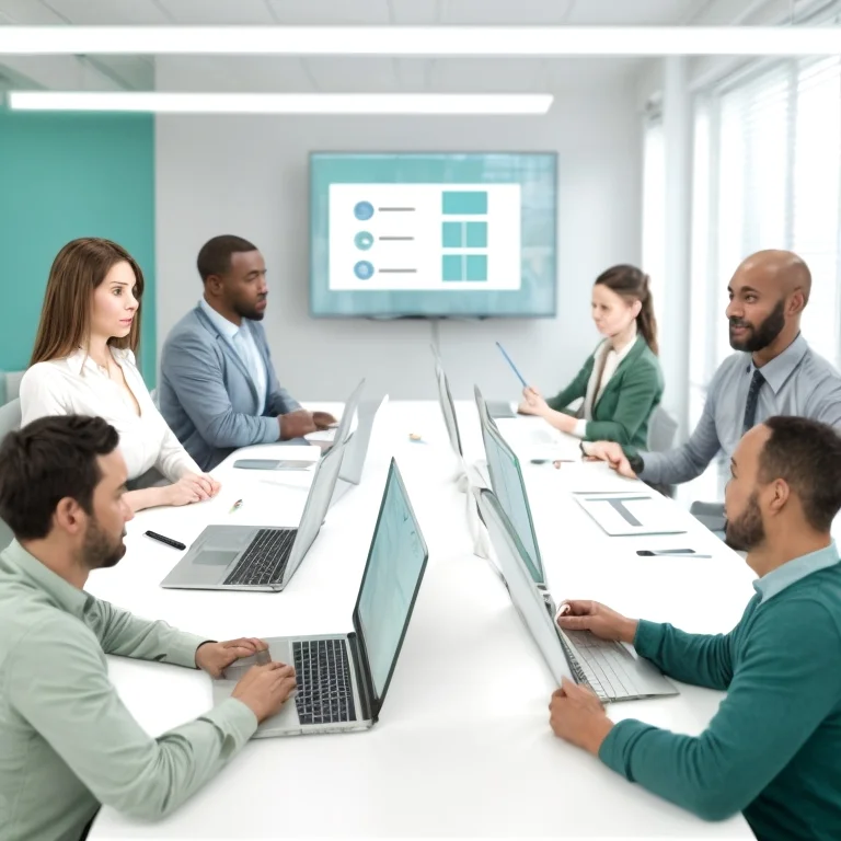 Industry mentor coaching a participant